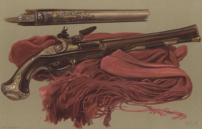 Sir Ralph Abercrombies pistol och det skärp med vilket Sir John Moores kropp sänktes till sin grav (kromolit) av English School