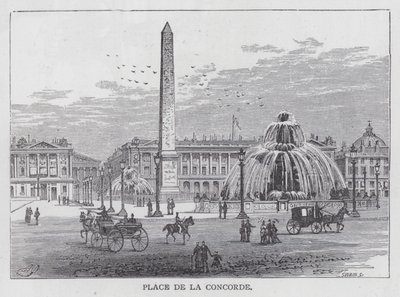 Place De La Concorde (gravyr) av English School