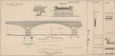 Plan över Putney Bridge av English School
