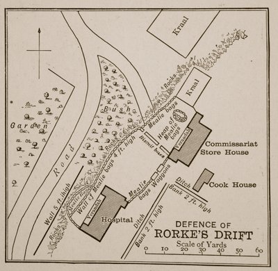 Plan för försvaret av Rorkes Drift av English School