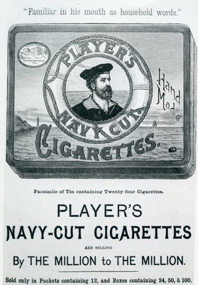 Players Navy Cut Cigarettes, 20th Century av English School