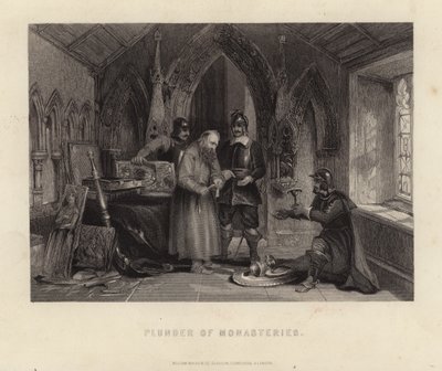 Plundra av kloster av English School