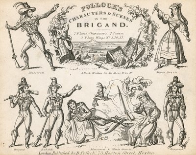 Pollocks karaktärer och scener i Brigand av English School
