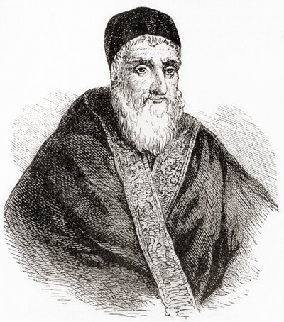 Påven Sixtus V eller Xystus V, född Felice Peretti di Montalto, från Ward and Lock
