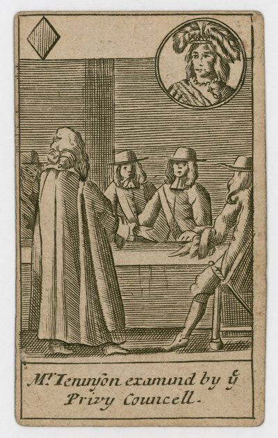 Popish Plot-spelkort, 1679 av English School