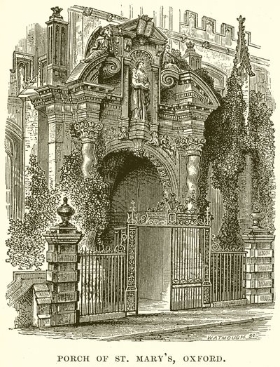 Porch of St. Marys, Oxford av English School
