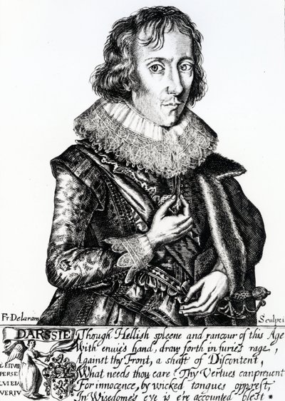 Porträtt av Abraham Darssie av English School