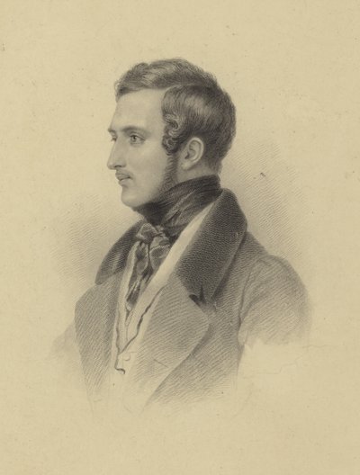 Porträtt av Albert, Prinsgemalen av English School