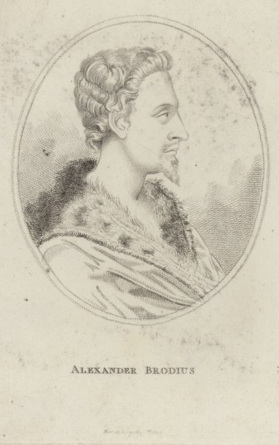 Porträtt av Alexander Brodius av English School