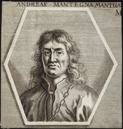 Porträtt av Andrea Mantegna av English School