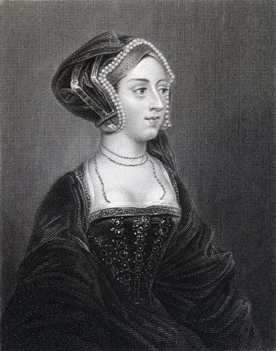 Porträtt av Anne Boleyn (ca 1507-36) från "Lodge