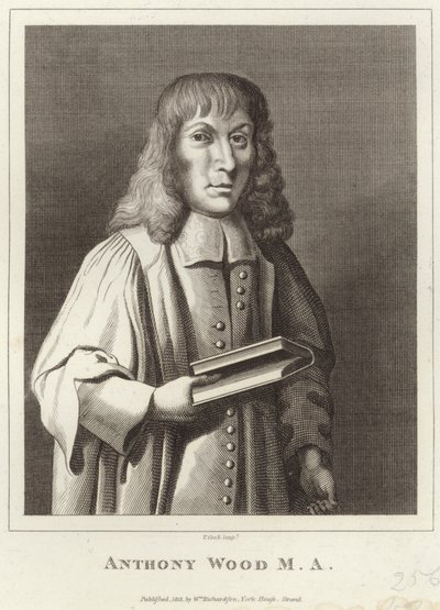 Porträtt av Anthony Wood av English School