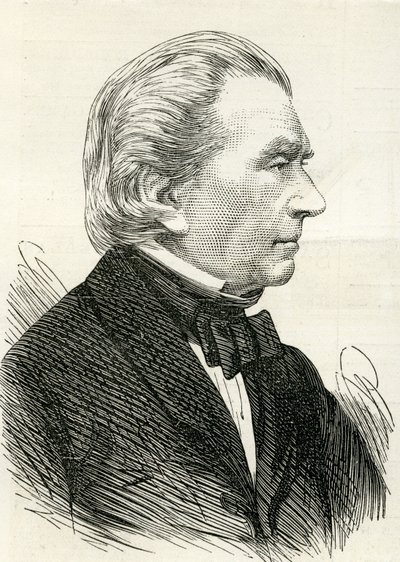 Porträtt av Charles Blacker Vignoles, 1875 av English School