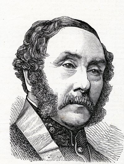 Porträtt av Charles Sackville-West, 1873 av English School