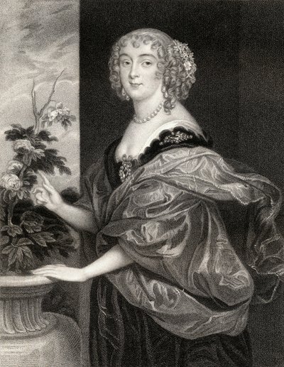 Porträtt av Dorothy Sidney, grevinna av Sunderland, från Lodges British Portraits, 1823 av English School