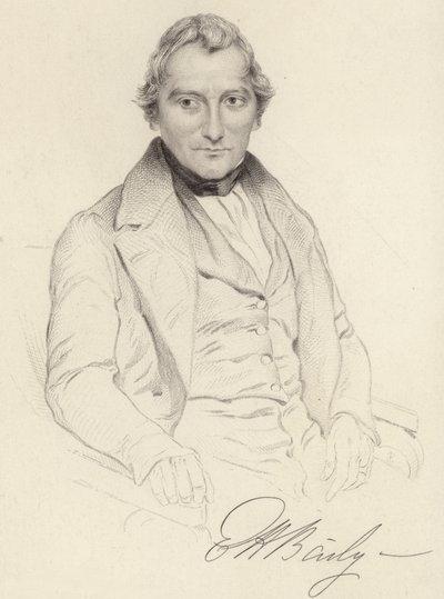 Porträtt av Edward Hodges Baily av English School