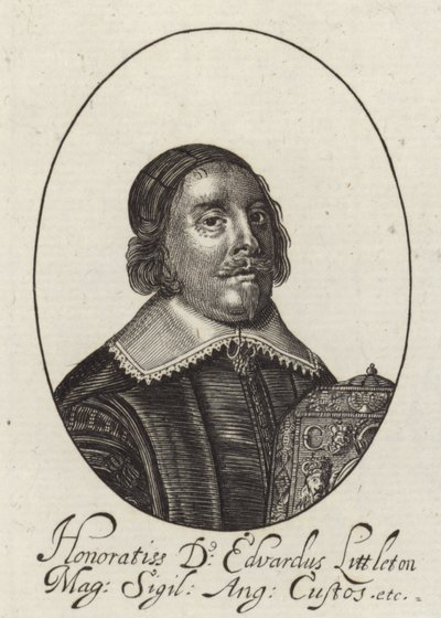 Porträtt av Edward Littleton av English School