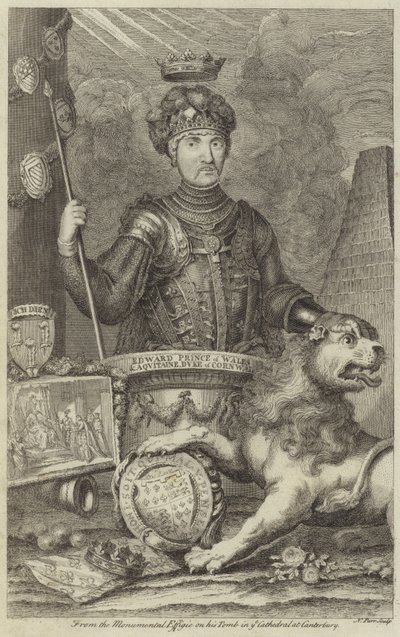 Porträtt av Edward, Prince of Wales av English School