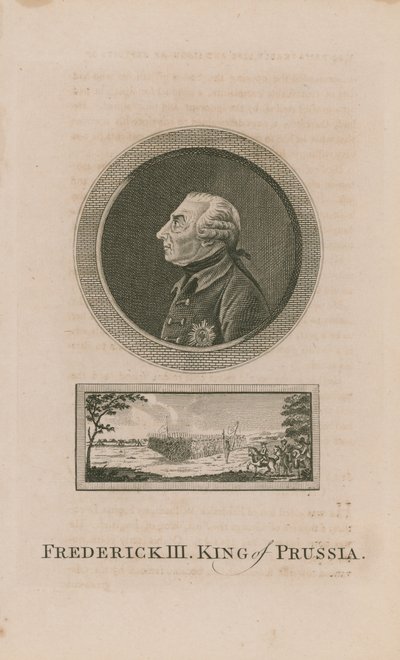 Porträtt av Fredrik III av English School
