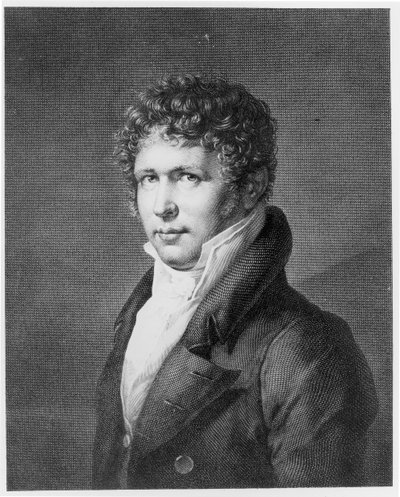 Porträtt av Friedrich Heinrich Alexander, baron von Humboldt (1769-1859) av English School