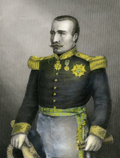 Porträtt av general Pierre Bosquet av English School