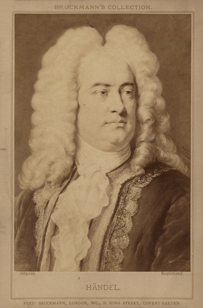 Porträtt av Georg Friedrich Händel av English School