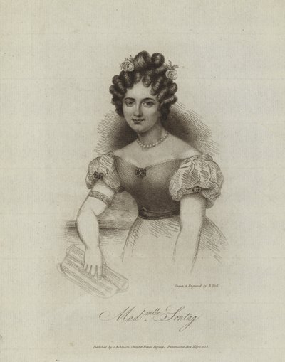 Porträtt av Henriette Sontag av English School