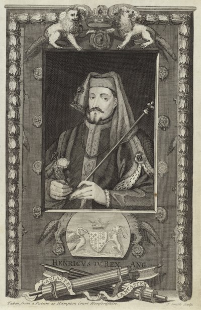 Porträtt av Henrik IV av England av English School