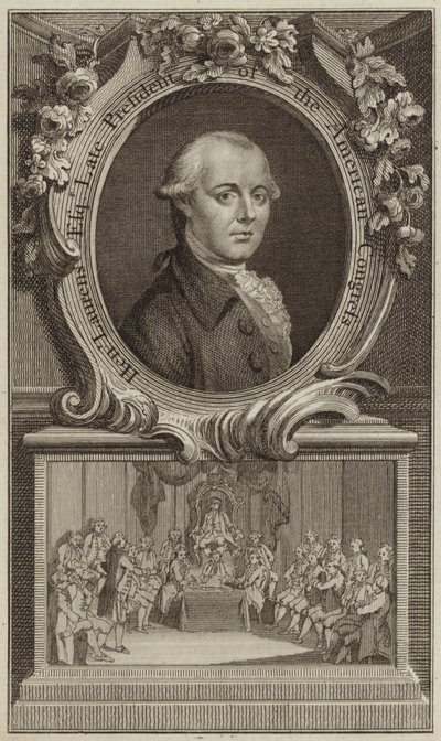 Porträtt av Henry Laurens av English School