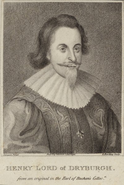 Porträtt av Henry Lord of Dryburgh av English School
