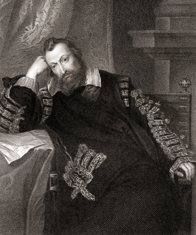 Porträtt av Henry Percy, från Lodges British Portraits, 1823 av English School