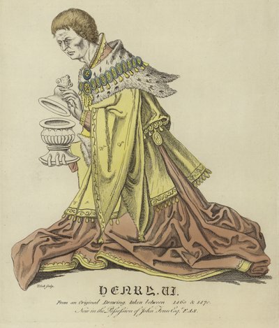 Porträtt av Henrik VI av England av English School