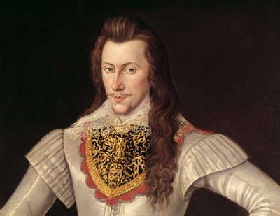 Porträtt av Henry Wriothesley (1573-1624) 3:e greven av Southampton ca 1600 (detalj) av English School