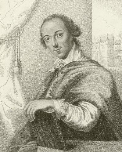 Porträtt av Horace Walpole av English School
