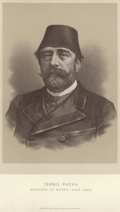 Porträtt av Ismail Pasha av English School