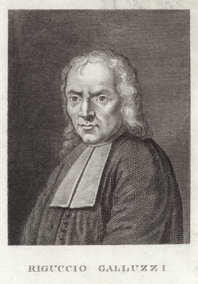 Porträtt av Jacopo Riguccio Galluzzi av English School