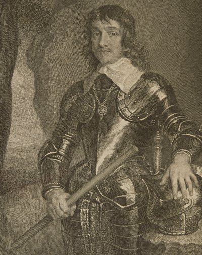 Porträtt av James Hamilton (1606-49) 3:e markisen och 1:e hertigen av Hamilton, från "Lodge