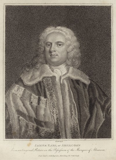 Porträtt av James Hamilton, Earl of Abercorn av English School