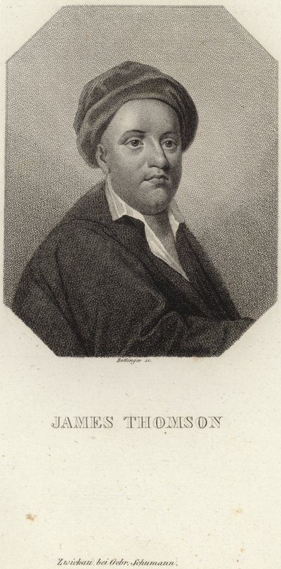 Porträtt av James Thomson av English School