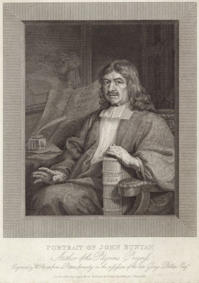 Porträtt av John Bunyan av English School