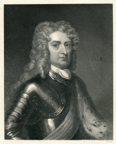 Porträtt av John Churchill av English School