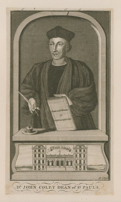 Porträtt av John Colet av English School