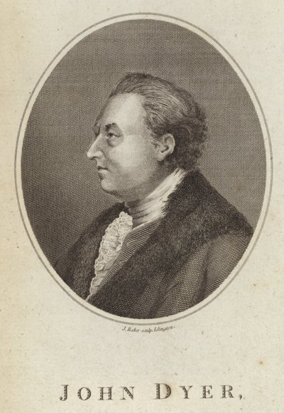 Porträtt av John Dyer av English School