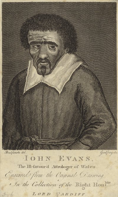 Porträtt av John Evans av English School