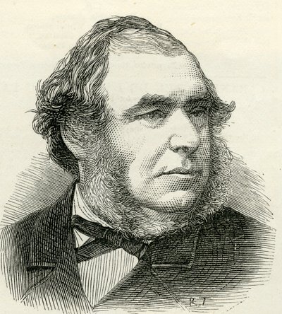 Porträtt av John Francis Ure, 1884 av English School