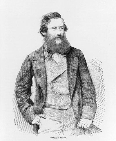Porträtt av John Hanning Speke av English School