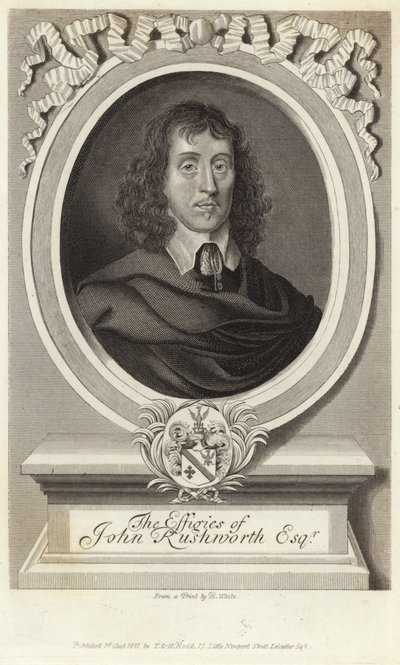 Porträtt av John Rushworth av English School