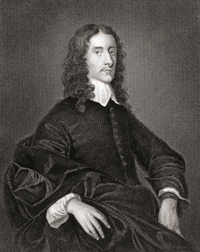 Porträtt av John Selden (1584-1654) från Lodges British Portraits, 1823 av English School