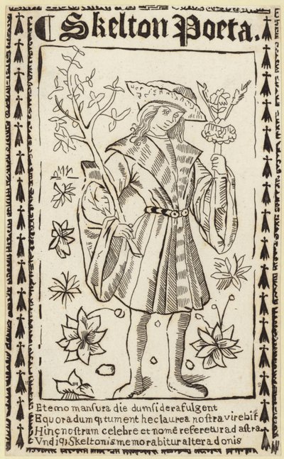 Porträtt av John Skelton av English School