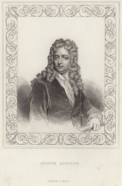Porträtt av Joseph Addison av English School